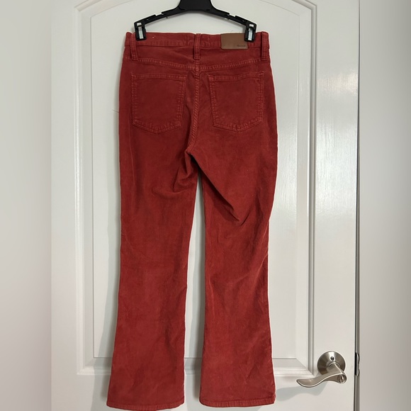 Madewell Cali Demi Boot Corduroy Cords Cropped Crops Flare Ankle Pants 26 - Picture 7 of 15